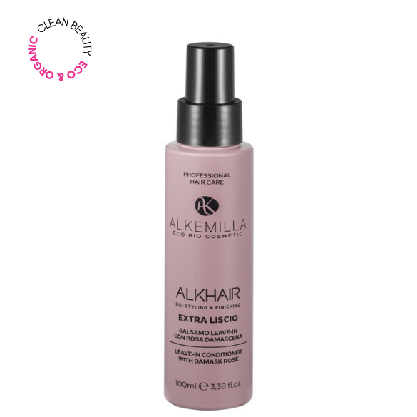 Alkemilla Extra Straight Leave-in Conditioner with Damask Rose