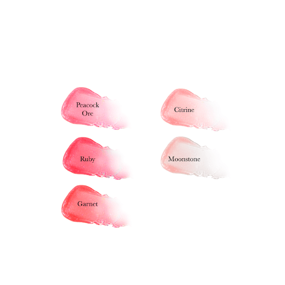 Ruby Gemstone Lip Gloss Pigment Powder